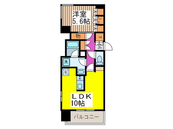 ﾊﾟｰｸｱｸｼｽ東日本橋ｽﾃｰｼｮﾝｹﾞｰﾄの物件間取画像